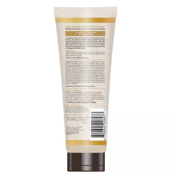 Carols Daughter Goddess Strength Fortifying Sulfate Free Shampoo New - Picture 3 of 6